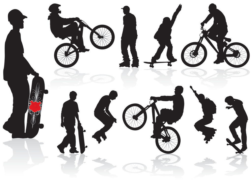 Extreme Silhouettes Wall Decal