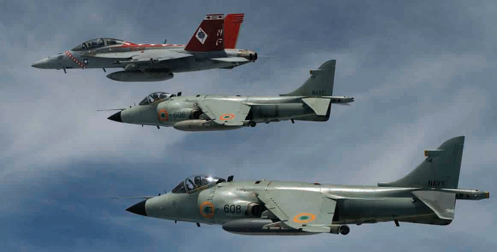 Indian Navy Fighter Jets Wall Decal Poster