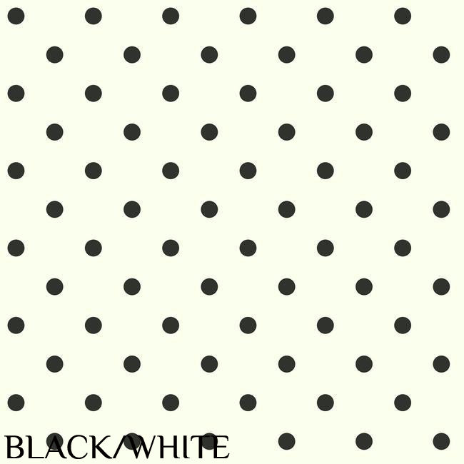 Waverly "Circle Sidewall" Black/White Wallpaper