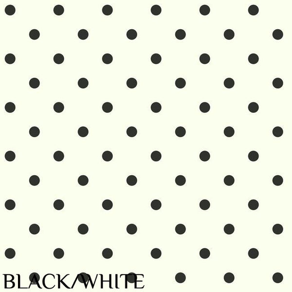 Waverly "Circle Sidewall" Black/White Wallpaper