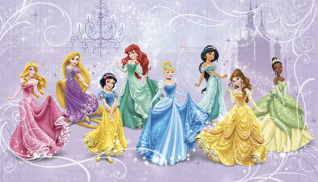 Disney Princess Royal Debut Prepasted Wall Mural 10.5'W x 6'H