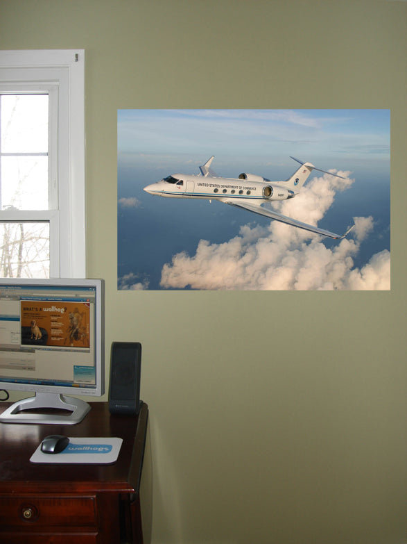 Gulfstream 2 Wall Decal Poster Installed