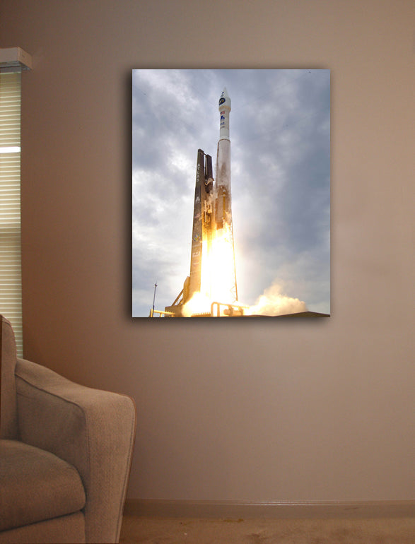 NASA's Atlas Rocket Canvas Installed