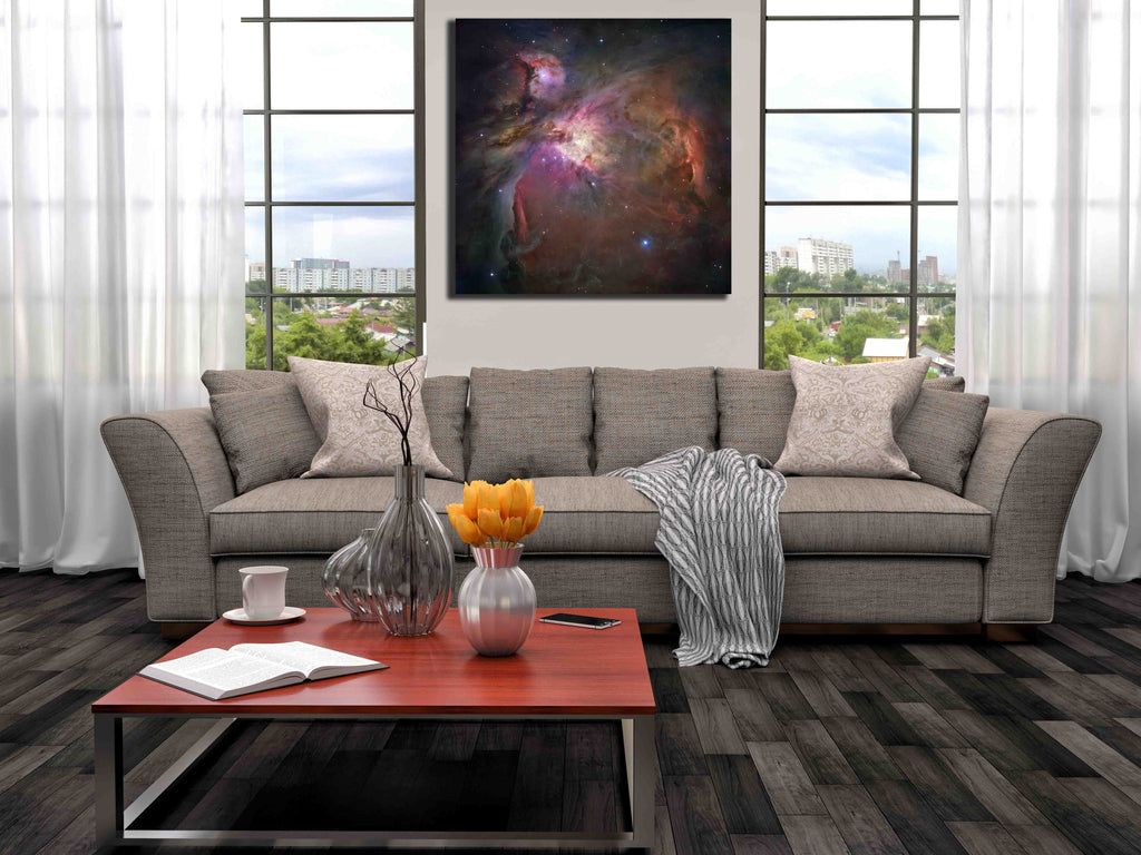 Orion Nebulae Canvas Installed