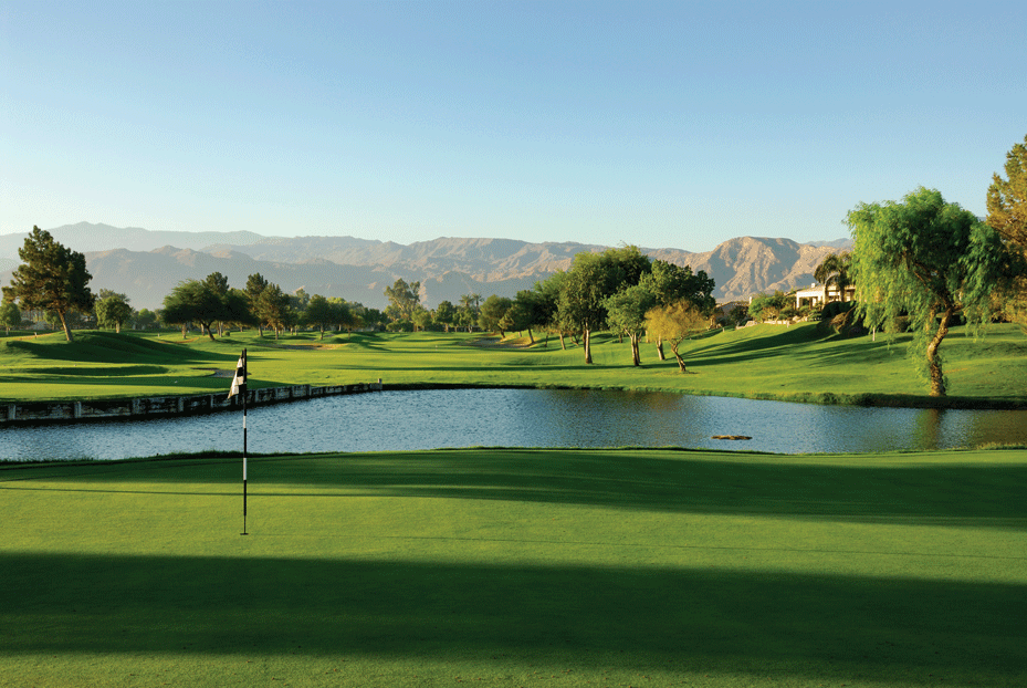 Palm Springs Golf Course Glossy Poster