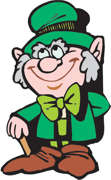 St. Patrick's Day Leprechaun Wall Decal Cutout