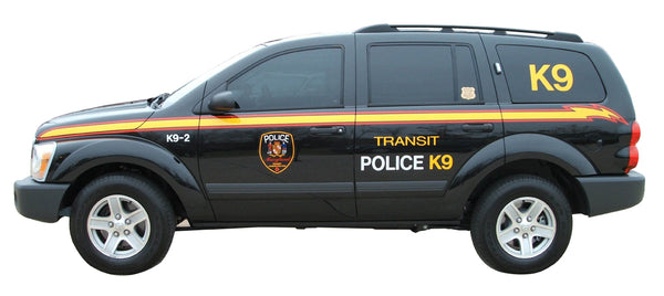 Police K9 Unit Wall Decal Cutout