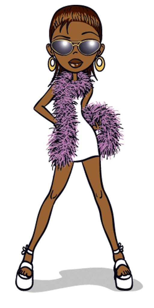 Diva Brat Wall Decal Cutout