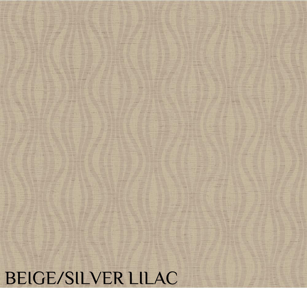Antonine Vella "Dimensional Effects-Gia" Beige/Silver Lilac Wallpaper