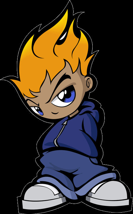 Flamehead Wall Decal Cutout