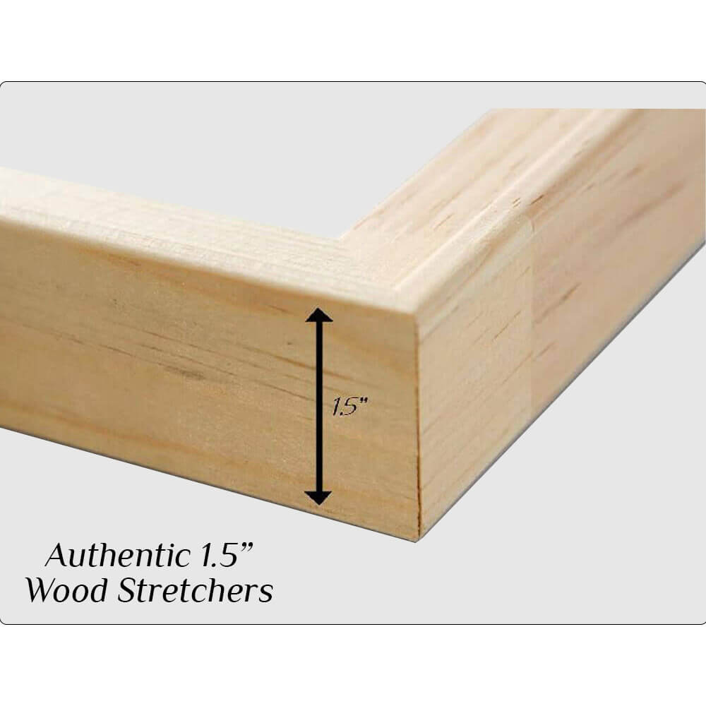 Wallhogs Real 1.5" Wood Canvas Stretcher