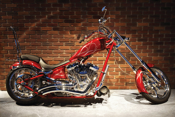 Custom Chopper Wall Decal Poster
