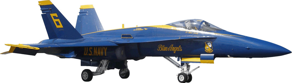 US Navy "Blue Angel" F-18 Hornet Wall Decal Cutout