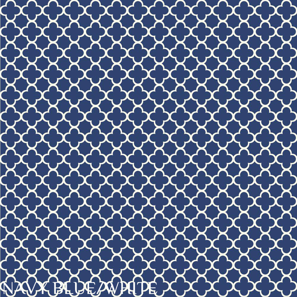 Waverly "Framework" Navy Blue Wallpaper