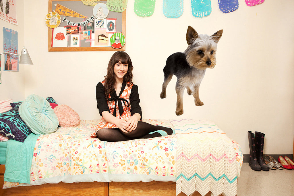 Terrier Wall Decal Cutout Installed